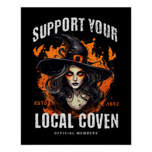 Support Your Local Coven Poster