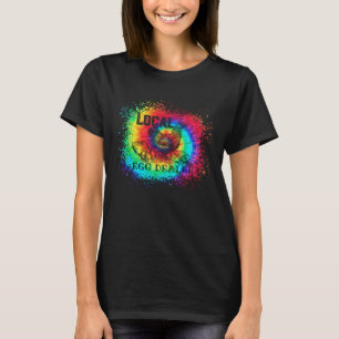 Support Your Local Egg Dealer Tie Dye Chicken T-Shirt