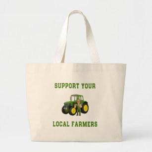 Support Your Local Farmers Tote Bag