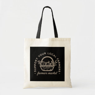 Support your local farmers tote bag