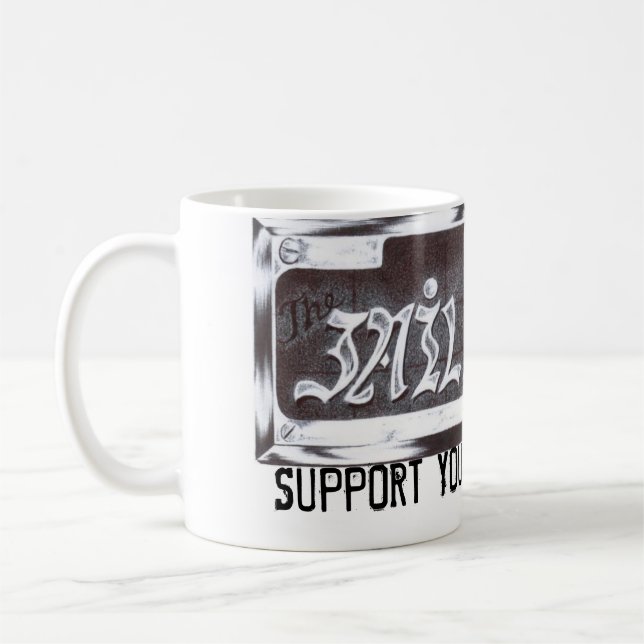 Support Your Local Felon Jailbird Mug (Left)