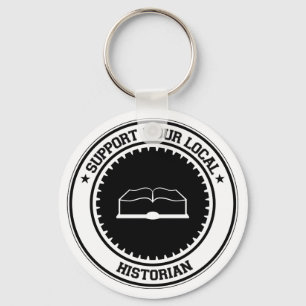 Support Your Local Historian Keychain