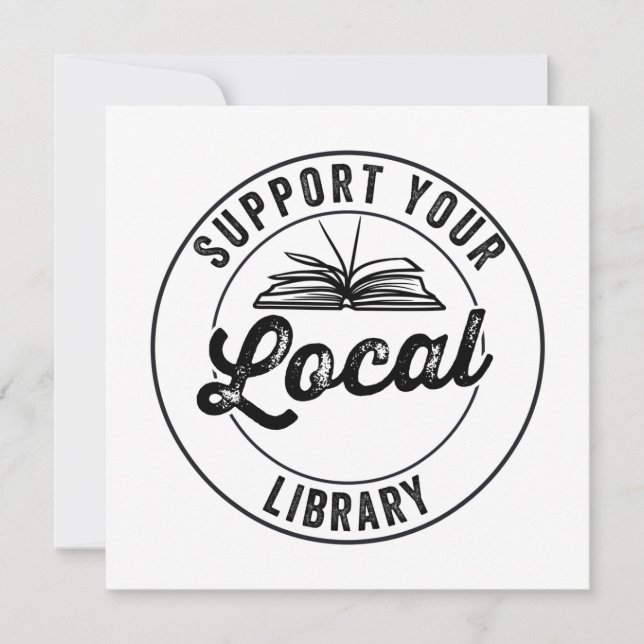 Support Your Local Library Magnet (Front)