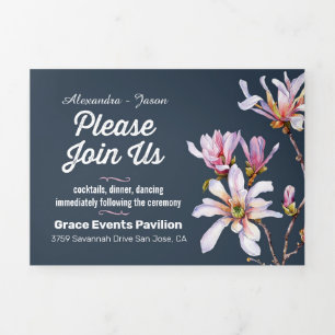 support your local library Tri-Fold invitation