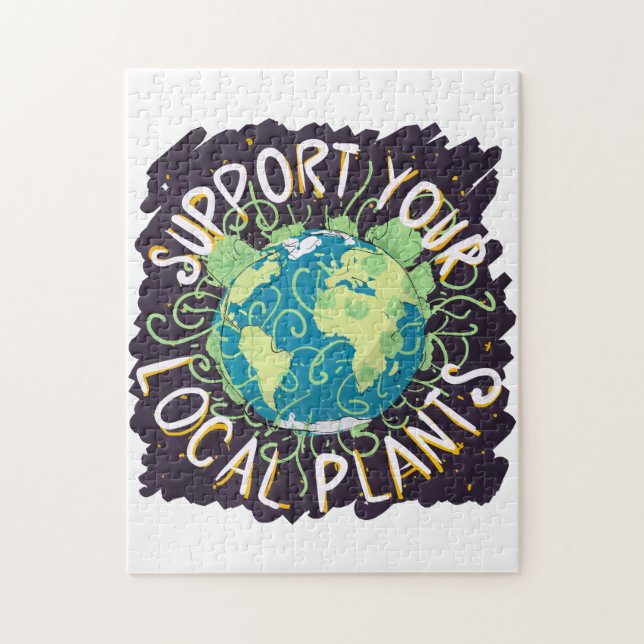 Support Your Local Plants Jigsaw Puzzle (Vertical)