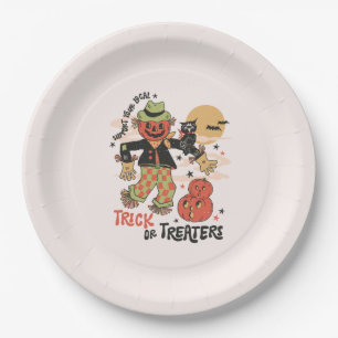 Support Your Local Trick Or Treaters – Vintage Paper Plate