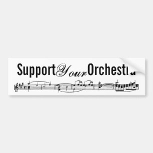 Support Your Orchestra Bumper Sticker