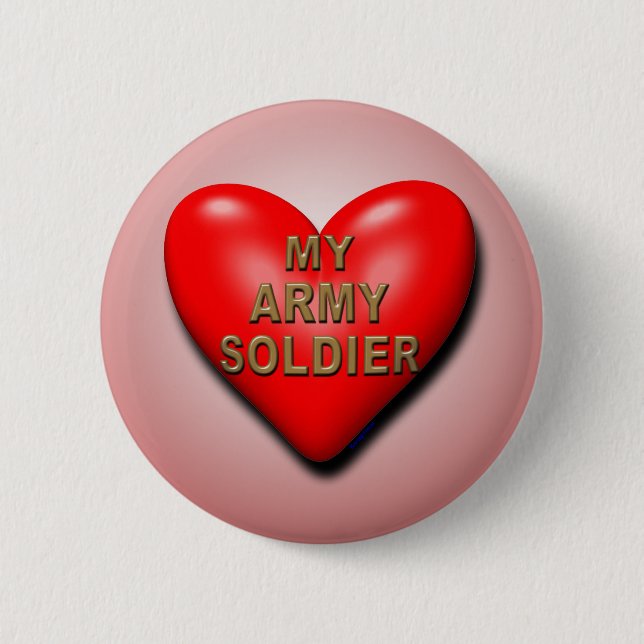 Support Your Soldier 2 Inch Round Button (Front)