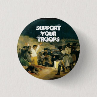 Support Your Troops 1 Inch Round Button