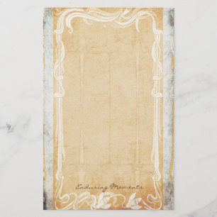 Supportant moments - papeterie de Nouveau d'art