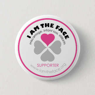 *Supporter* I AM THE FACE Pink Button