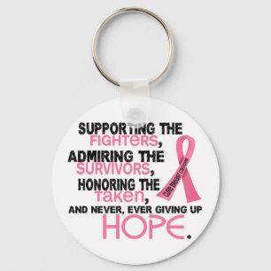 Supporting Admiring Honouring 3.2 Breast Cancer Keychain