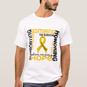 Supporting Admiring Honouring 9 Childhood Cancer T-Shirt