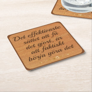 Supporting documents — Extracts Square Paper Coaster