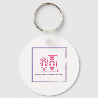 Supporting Girls with Mental Health Disabilities Keychain