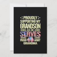 Supporting My Grandson As He Serves Proud Army