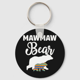 Supporting my Grandson Autism awareness clothes fo Keychain