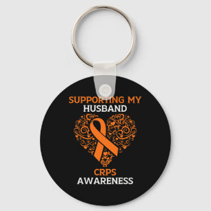 Supporting My Husband RSD CRPS Awareness Month Ora Keychain