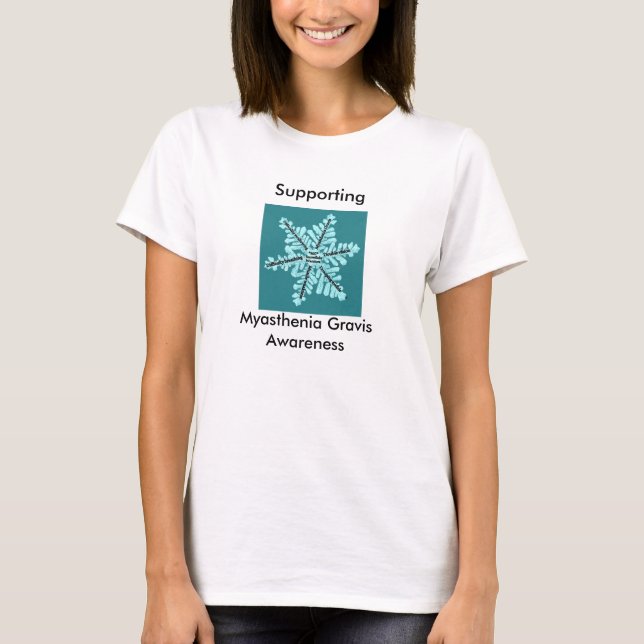Supporting Myasthenia Gravis Awareness T-Shirt (Front)