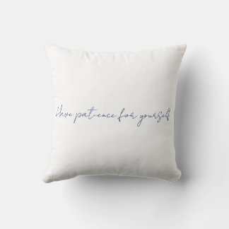 Supportive Minimalist Chic Elegance Throw Pillow