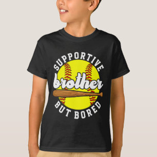 Supportive Softll Brother Of A Softll Player _1  T-Shirt