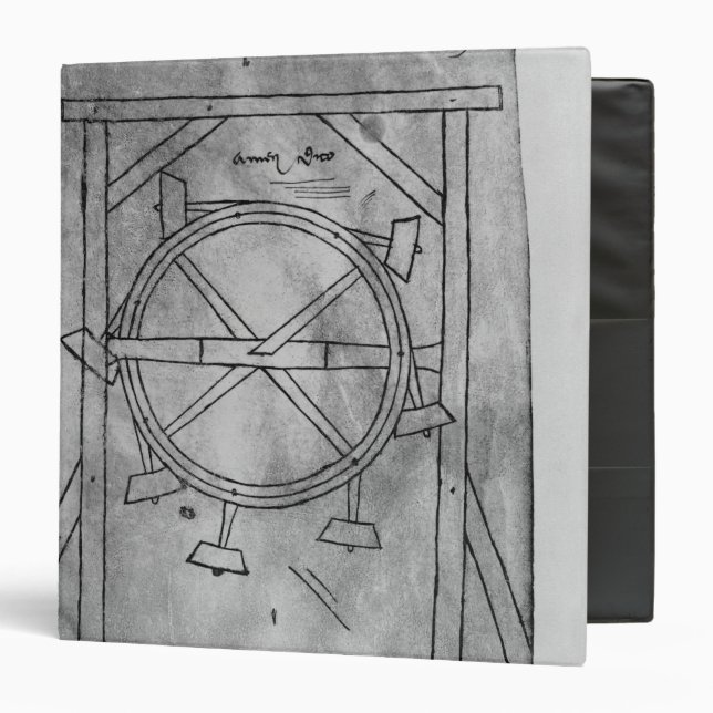 Supposedly perpetual motion mallets and wheel binder (Front/Inside)