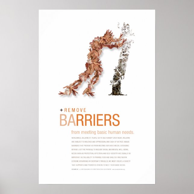 Supprimer les obstacles : Poster du principe de du (Devant)