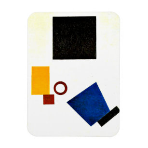Suprematism. Self Portrait in Two Dimensions Magnet