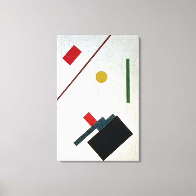 Suprematist Composition, 1915 Canvas Print (Front)