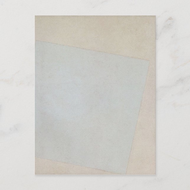 Suprematist Composition: White on White by Kazimir Postcard (Front)