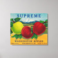 Supreme Apple Label - Washington State