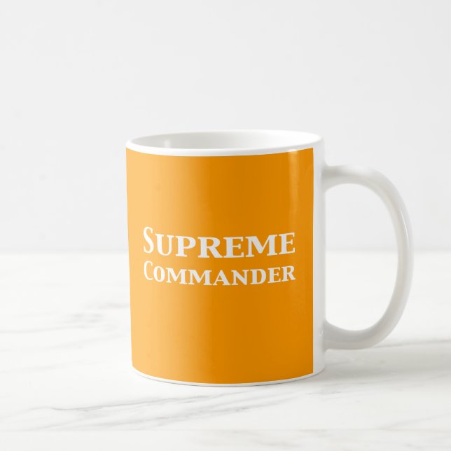 Supreme Commander Gifts Coffee Mug (Right)