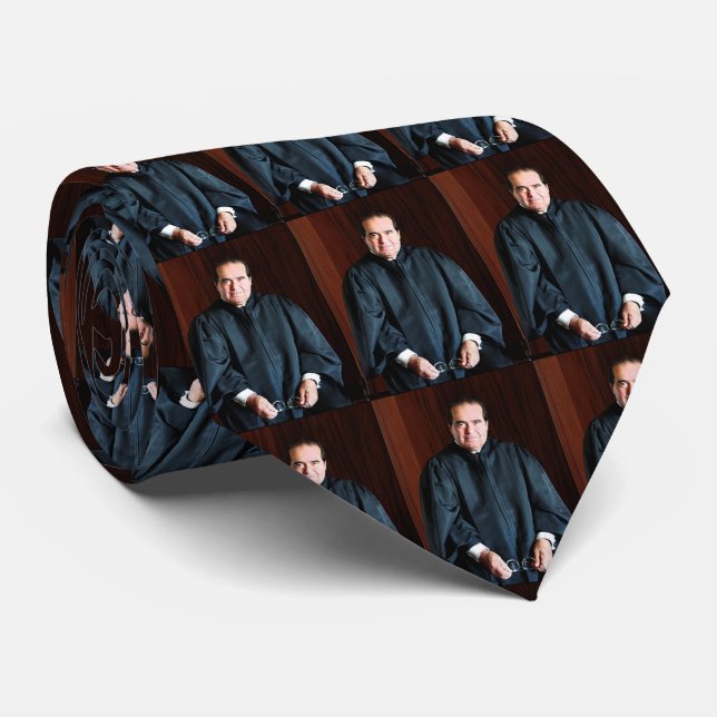 Supreme Court Justice Antonin Scalia Tie (Rolled)
