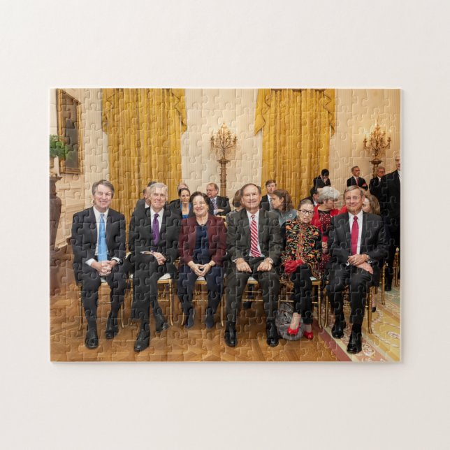 Supreme Court Justices Jigsaw Puzzle (Horizontal)