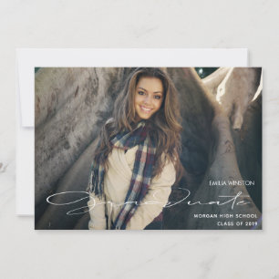 Suprême Élégance ⎢ Carte photo de diplôme