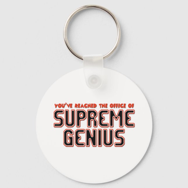 Supreme Genius Keychain (Front)