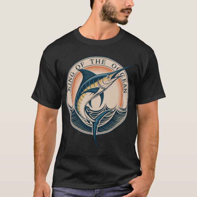 Supreme Marlin â€“ Ruler of the Waves T-Shirt (Front)