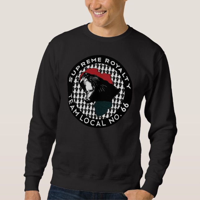 Supreme Royalty Black Local 66' Sweatshirt (Front)