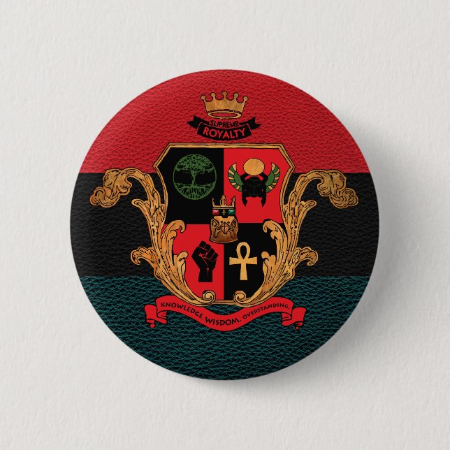Supreme Royalty Nobility Crest Button (Tri) (Front)