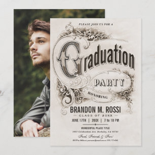 Suprême Vintage de la photographie Invitations de