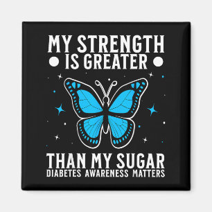 Suprt Diabetes Awareness Month Diabetes For Women Magnet