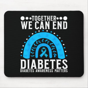 Suprt Diabetes Awareness Month For Diabetes Women  Mouse Pad
