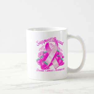Suprt Squad Breast Cancer Awareness Nk Ribbon Wome Coffee Mug