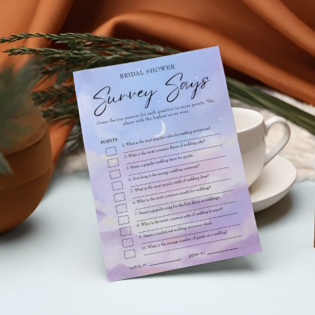 Sur Cloud 9 Fête des mariées Enquête Dit Carte De  (Créateur téléchargé)