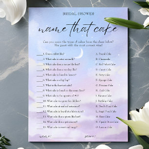 Sur Cloud 9 Nom Que Cake Fête des mariées Carte De