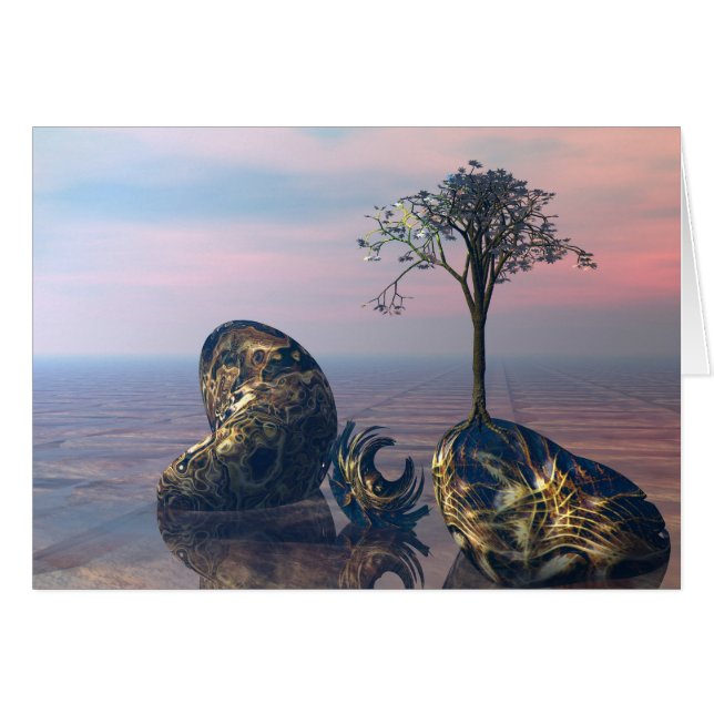 Sur l'avion infini de la fractale 3D (Devant horizontal)