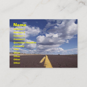 Sur le Carte de visite routier