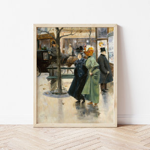 Sur les Boulevards Louis Abel-Truchet Poster