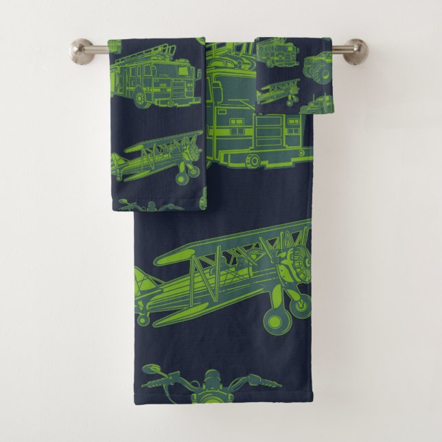 Sur les véhicules bleus et verts en mouvement voit (En situation)