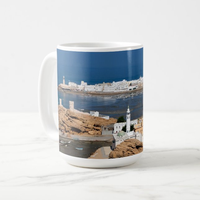 Sur town near Muscat - Oman Coffee Mug (Front Left)